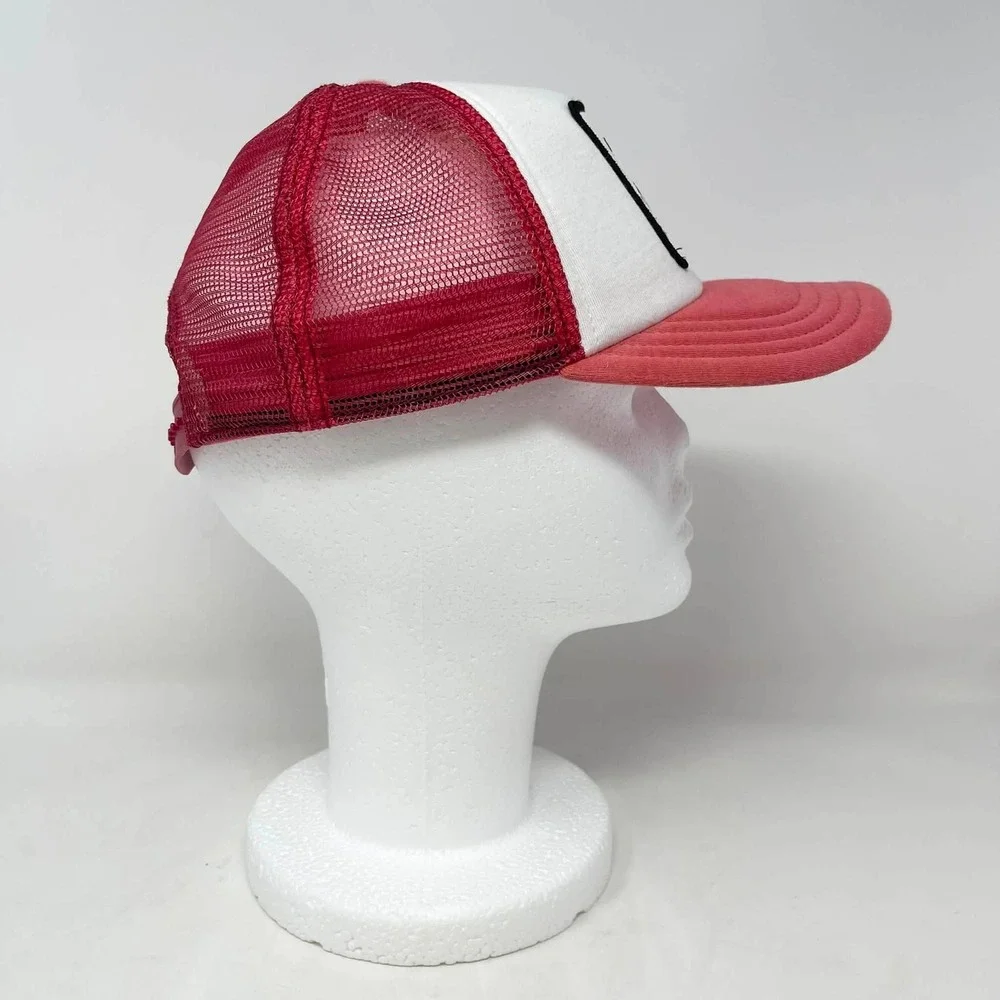 The Farm So Silly Goose Patch Trucker Hat Youth Kids One Size Red White